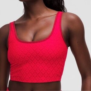 Lululemon Textured Mesh Tennis Tank Top